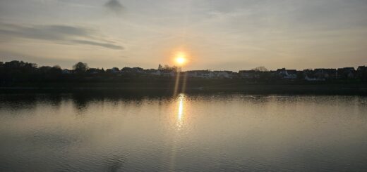 Sonnenuntergang am Twistesee